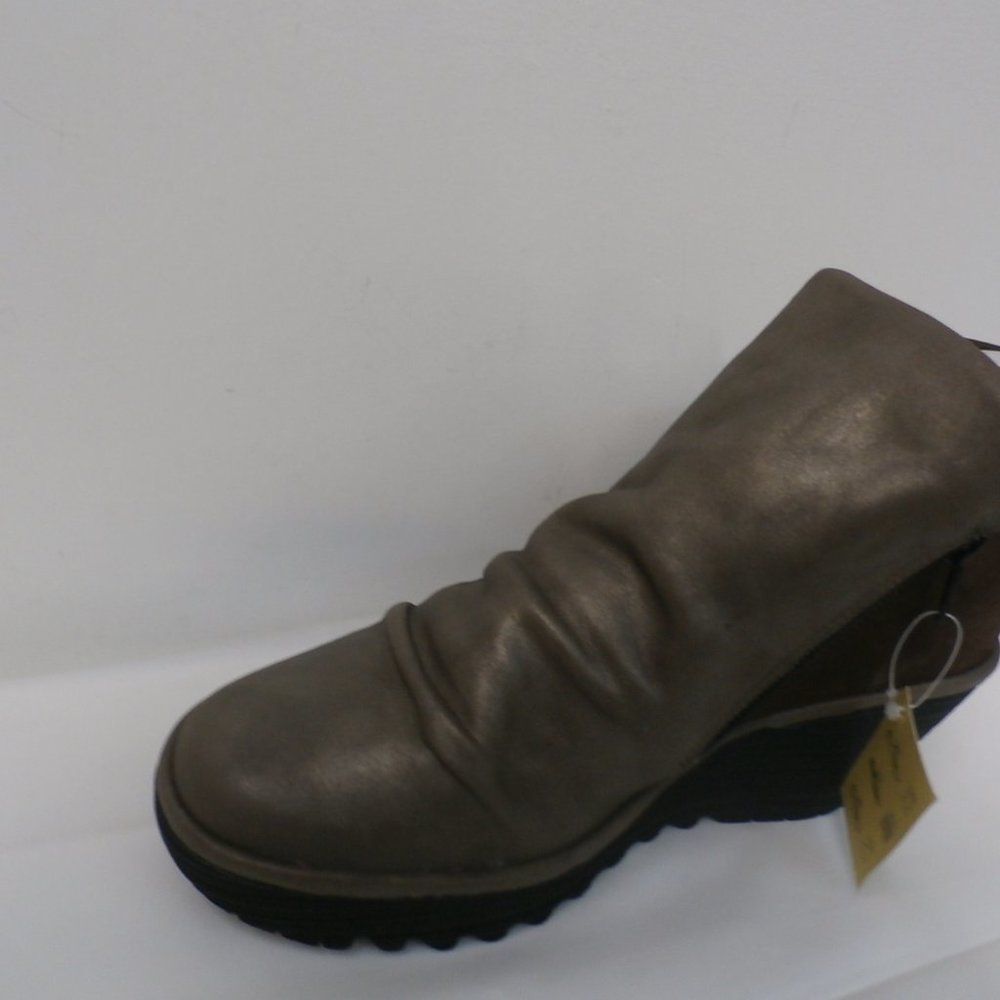 FLY London Leather Ankle Boots - Yip GREY/GROUND - Picture 7 of 8